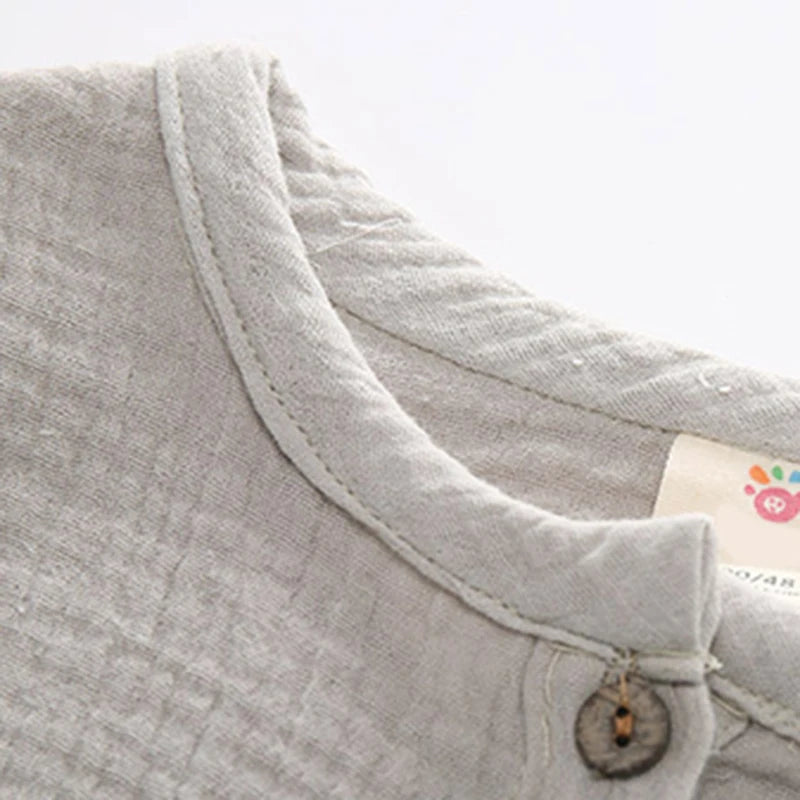 Vintage Color Short Sleeve Kids Shirt for Boys Clothes Summer Cotton