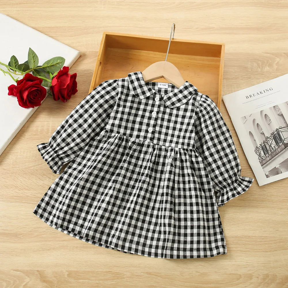Autumn Girls' Long Sleeve Dress
