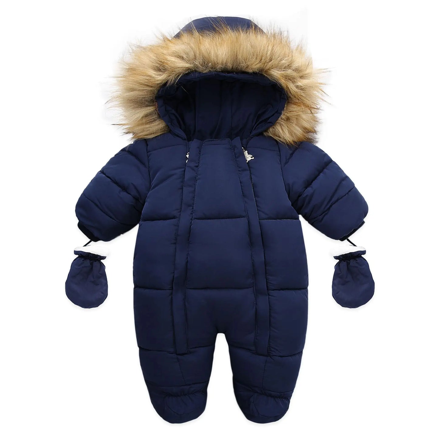 Winter Baby Rompers Thick Warm Infant