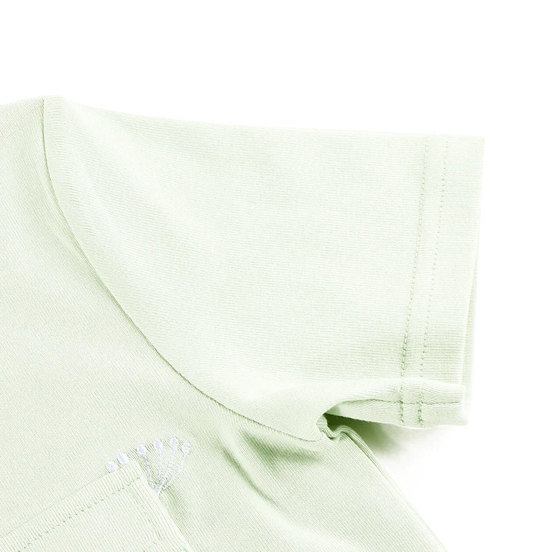 Kid's Family Clothing Set Embroidery 2 Pcs Girl Skirt Sets BoyLong Sleeve Rib Knit Shirt Tops & Short Skirts Set Outfits