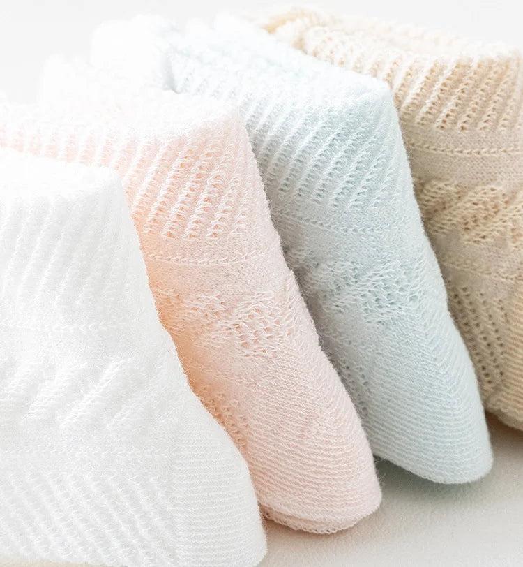 Socks For Girls Boys 2024 Summer Thin Mesh Socks
