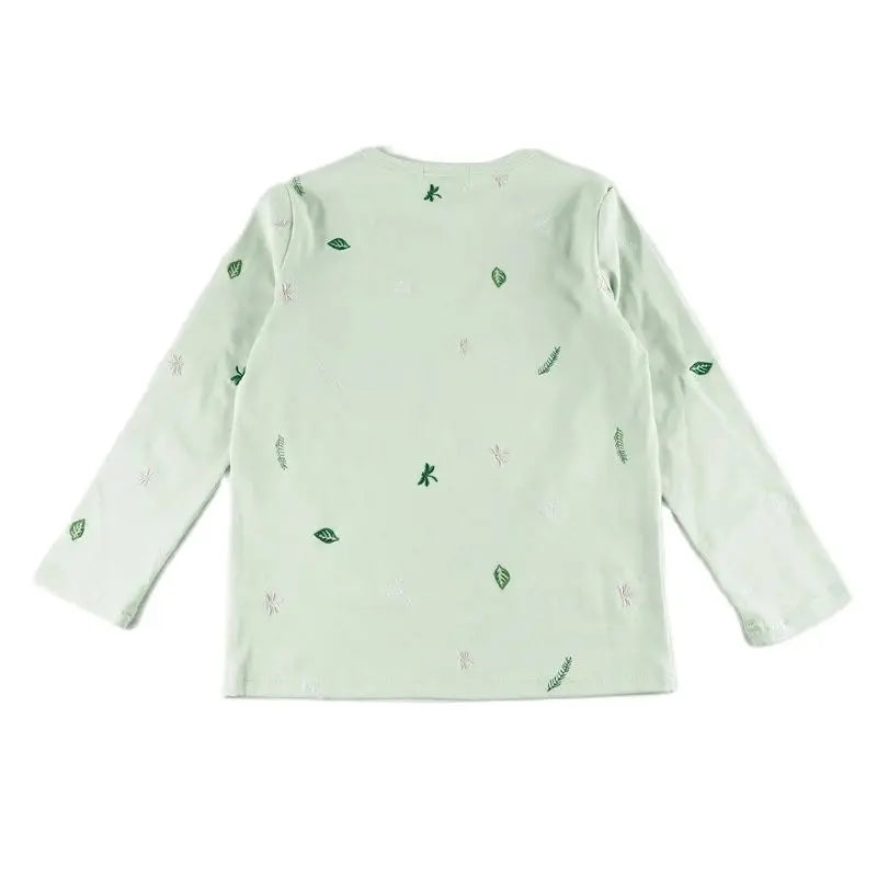 Kid's Family Clothing Set Embroidery 2 Pcs Girl Skirt Sets BoyLong Sleeve Rib Knit Shirt Tops & Short Skirts Set Outfits