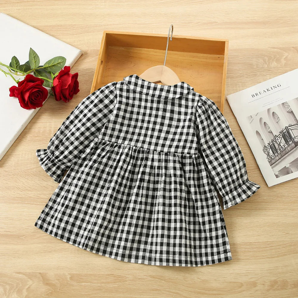 Autumn Girls' Long Sleeve Dress