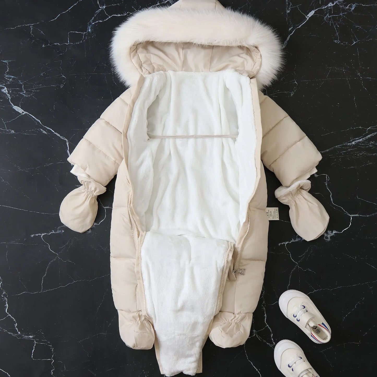 Winter Baby Rompers Thick Warm Infant