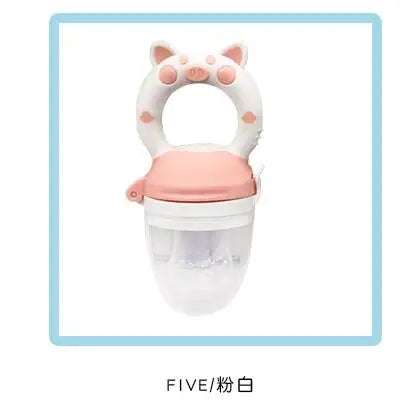 Silicone Fresh Food Nibbler Baby Feeder Kids boy girl Fruit Nipples Feeding Safe Infant Baby