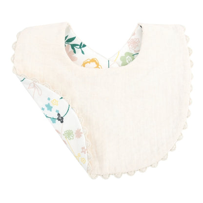 Reversible Baby Bibs Newborn Cotton Feeding Saliva Towel