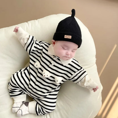 Cotton Cover All Newborn Boys Jumpsuit