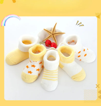 Fashion Newborn Baby Boy Girl Socks 100%Cotton Soft Infant Accessories