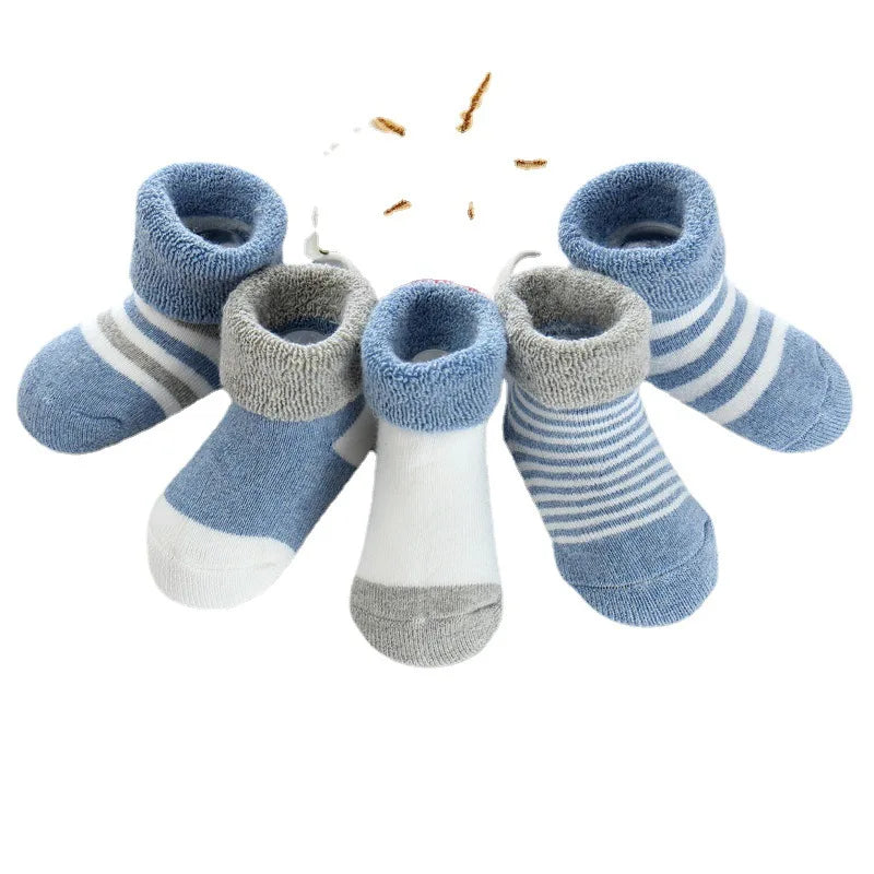 Fashion Newborn Baby Boy Girl Socks 100%Cotton Soft Infant Accessories