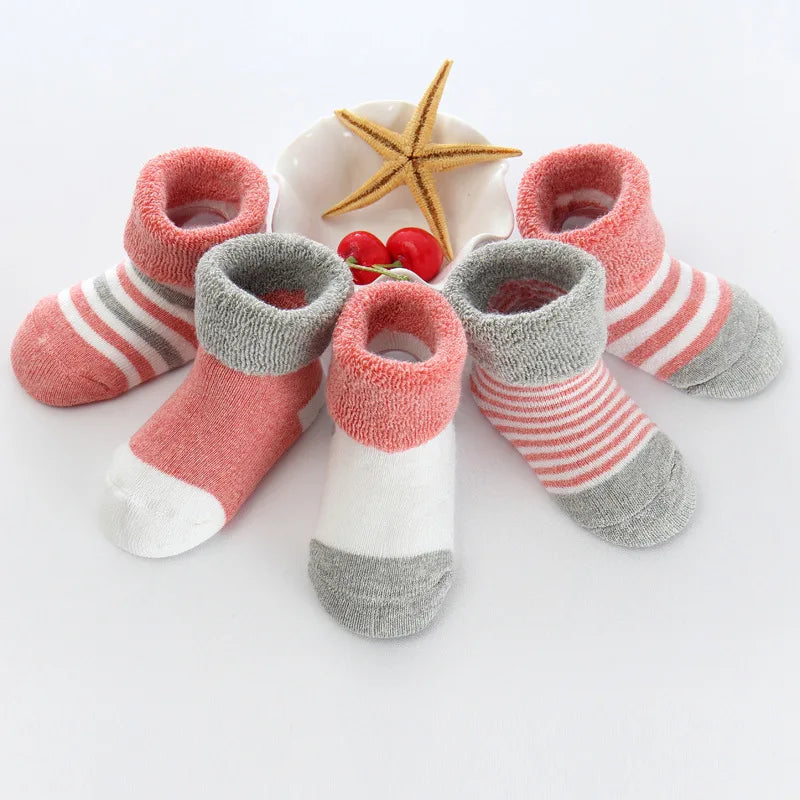 Fashion Newborn Baby Boy Girl Socks 100%Cotton Soft Infant Accessories